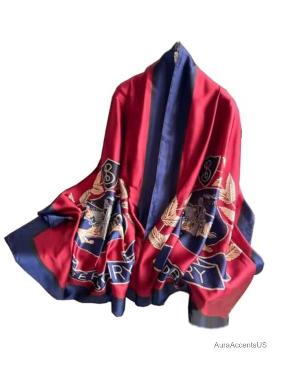 Silk Feel Satin Shawl Wrap Scarf Oversized Women Fashion Accessory